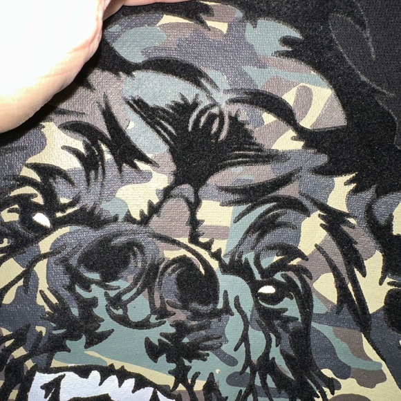 IMPERIOUS Beast unleasher 93 mens black sweatshirt size M bear graphics - Picture 7 of 10